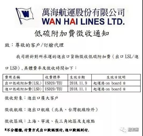 注意丨各大船公司陸續開征低硫附加費，外貿和貨代企業準備好買單了？